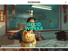 Tablet Screenshot of karmarama.com